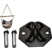 Hardware für Hängeschaukeln Hängesessel Heavy Duty Hängeset Hängesesselzubehör mit Dehnschrauben, Sechskanthaken mit Holzschrauben für Bäume - Ccykxa von CCYKXA
