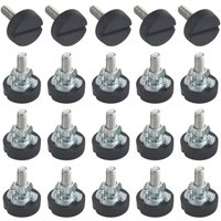 M6 20 mm verstellbare Möbel-Nivellierbeine, Möbel, Tisch, Stuhlfüße, T-Muttern für Möbel - Ccykxa M6 20 mm verstellbare Möbel-Nivellierbeine, Möbel, Tisch, Stuhlfüße, T-Muttern für Möbel - Ccykxa von CCYKXA