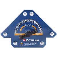 Magnete zum Schweißen, 1 Stück FM3-S mit Schalter, Magnetwinkel zum Schweißen, 20 kg, 120 x 81 x 36 mm - Ccykxa von CCYKXA