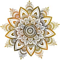Mandala-Wandaufkleber, großer Mandala-Wandaufkleber für Schlafzimmer, Gold-Boho-Blumen-Wandaufkleber, Boho-Stil-Wandbild, Flur, Yoga, Wanddekoration, Mandala-Wandaufkleber, großer Mandala-Wandaufkleber für Schlafzimmer, Gold-Boho-Blumen-Wandaufkleber, Boho-Stil-Wandbild, Flur, Yoga, Wanddekoration, von CCYKXA