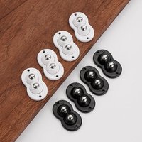 Mini-Rollen für Küchengeräte, selbstklebende Lenkrollen, kleine Möbelrollen, 8 Stück (enthält nur kleine Rollen) - Ccykxa von CCYKXA