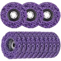 Packung mit 10 Schleifer-Reinigungsscheiben CSD-Scheibe (125 x 22 mm) – für die Oberflächenbehandlung oder Farbentfernung, Winkelschleifer - Ccykxa von CCYKXA