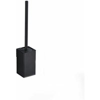 Schwarz) 304 Edelstahl zur Wandmontage, quadratischer Toilettenbürstenhalter mit 1 Bürstenkopf - Ccykxa von CCYKXA