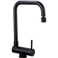 Schwarzer klappbarer Küchenmischer, faltbarer Küchenarmatur mit 2 Sprays zur Auswahl, Unterfenster-Küchenmischer, schwarz, 29 x 22 cm - Ccykxa Schwarzer klappbarer Küchenmischer, faltbarer Küchenarmatur mit 2 Sprays zur Auswahl, Unterfenster-Küchenmischer, schwarz, 29 x 22 cm - Ccykxa von CCYKXA