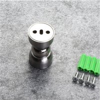 Silbernes Türset Tür Mini magnetische Wandtürstopper aus Metall - Ccykxa von CCYKXA