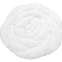 Stuhlauflage, dicke gesteppte Kissen, bequem für drinnen und draußen, Sitzkissen in Blumenform, für Büro, Wohnzimmer, Haus, Garten (weiß, 45 x 45 x 5 Stuhlauflage, dicke gesteppte Kissen, bequem für drinnen und draußen, Sitzkissen in Blumenform, für Büro, Wohnzimmer, Haus, Garten (weiß, 45 x 45 x 5 von CCYKXA