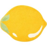 Süße Zitronen-Badematte, rutschfeste Obstmatte, zitronengelber Küchenteppich, Badezimmer-Dekoration, lustiger Teppich für Kinder, maschinenwaschbar, von CCYKXA