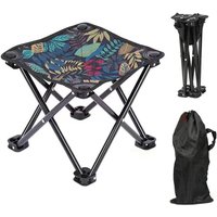 Ccykxa - Tragbarer, klappbarer Campinghocker – Mini-Klappstuhl – Kleiner, klappbarer Campinghocker – Angelhocker für Erwachsene – Angeln – Wandern – von CCYKXA