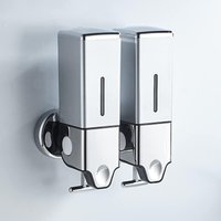 Wandmontierter Handseifenspender, kommerzieller Seifenspender, Dusch- und Lotionseife für Badezimmer, Küche, Markt, Hotel, Restaurant (1000 ml, Wandmontierter Handseifenspender, kommerzieller Seifenspender, Dusch- und Lotionseife für Badezimmer, Küche, Markt, Hotel, Restaurant (1000 ml, von CCYKXA