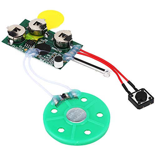 4 Minuten DIY Recordable Grußkartenmodul Light Sense Voice Sound Record Chip, Recordable Voice Modul, tragbarer Audio Video Light Activated Voice Chip(#2) von CCYLEZ