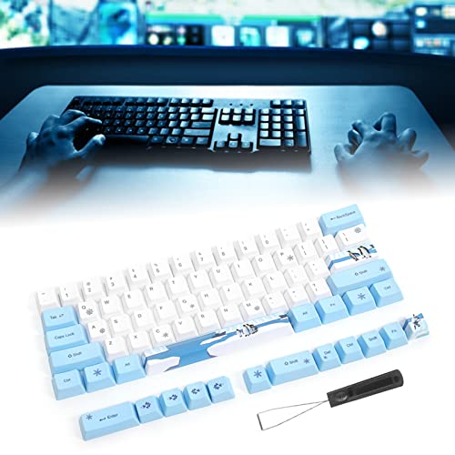 73 Stück DIY Sublimations-Tastenkappen, PBT fünf konfrontiert gefärbte mechanische Tastatur-Dekor-Tastenkappen, niedliches Muster für mechanische Tastatur (#4) von CCYLEZ