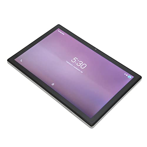 CCYLEZ 10-Zoll-Tablet Android 11 Octa-Core-Prozessor 6 GB 256 G 5 GWIFI 5 MP Vorne 13 MP Hinten 4 G Anrufe 100‑240 V, 2,4 G 5 G Dual Band, Grau, 128 G Speicherkarte, Nachtlesen, 7000 von CCYLEZ