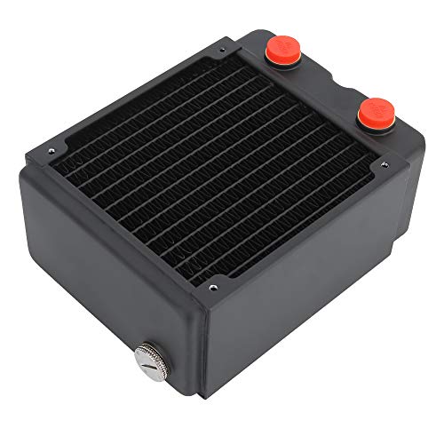 CCYLEZ 120mm PC Kühler Kühlkörper, Computer Wasserkühlung Heizkörper, CPU Kupfer Radiator, G1/4 Gewinde, 3 Schichts, 12 Rohren, für Computerwasserkühlsysteme CCYLEZ 120mm PC Kühler Kühlkörper, Computer Wasserkühlung Heizkörper, CPU Kupfer Radiator, G1/4 Gewinde, 3 Schichts, 12 Rohren, für Computerwasserkühlsysteme von CCYLEZ