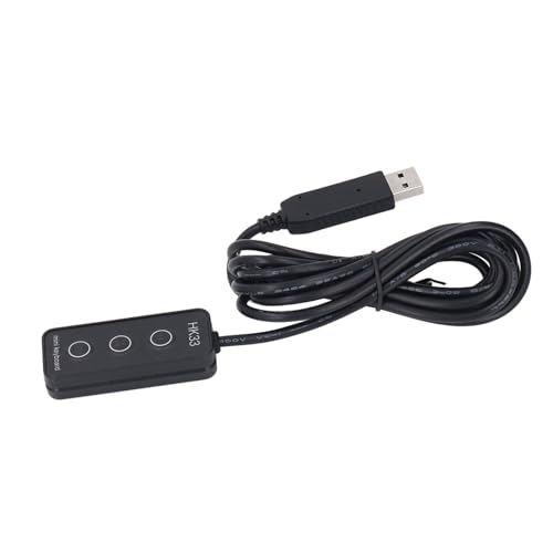 CCYLEZ Benutzerdefinierte USB-Minitastatur, Braille-Design, 2 M Kabel, USB-Makro-Programmierschalter für das Büro (HK33 3 Schlüsselpositionen) von CCYLEZ