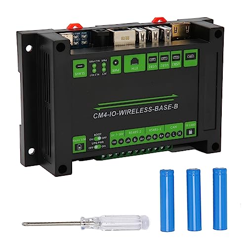 CCYLEZ CM4 Industrie-Erweiterungsmodul, Industrielles IoT-Wireless-Erweiterungsmodul für Computermodul 4 CM4 Raspberry Pi, Industrielles Schienengehäuse, Unterstützt M.2 B Key 4G/5G von CCYLEZ