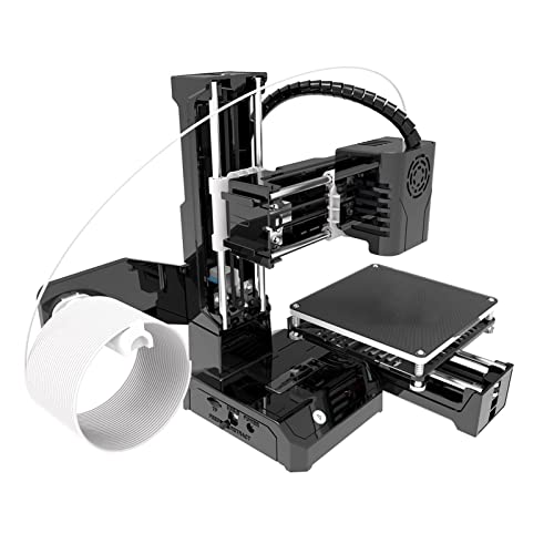 CCYLEZ FDM -3D-Drucker für Anfänger, Tragbares DIY-3D-Drucker-Set, 10,2 X 10,2 X 10,2 cm, Schnelle Montage, Leichte, Gleichmäßige Erwärmung, Druckvolumen für Kinder, Verbessert den von CCYLEZ