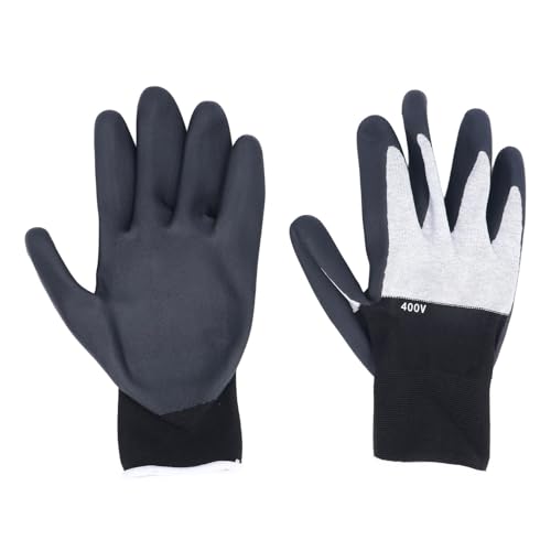 CCYLEZ Isolierte Elektrikerhandschuhe, 400 -V -Hochspannungshotel -Gummi -Gummi -Elektriker -Elektriker - mit Aramidfasern für Elektrische Arbeiten Touchscreen CCYLEZ Isolierte Elektrikerhandschuhe, 400 -V -Hochspannungshotel -Gummi -Gummi -Elektriker -Elektriker - mit Aramidfasern für Elektrische Arbeiten Touchscreen von CCYLEZ