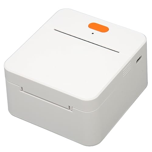 CCYLEZ -Etikettendrucker, Tragbarer 58-mm-Barcode-Etikettendrucker, Bluetooth-Thermodrucker ohne Tinte mit Band-Barcode-Unterstützungs-App für Einzelhandelsversandbüros von CCYLEZ