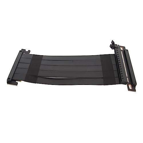 CCYLEZ Professionelles PCIE 4.0 X16-Grafikkarten-Verlängerungskabel, Riser-Kabel, 180-Grad-Steckplätze mit Elektromagnetischer Interferenzabschirmung (200 Mm, 300 Mm, 400 Mm, 500 Mm, von CCYLEZ