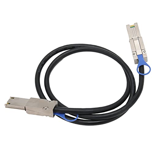 CCYLEZ SFF 8088 auf SFF 8088 Kabel, SAS 26Pin Kabel, SAS HD auf SAS SFF 8088 auf SFF 8088 Kabel Stecker auf Stecker Adapter für Computer (1 Meter) von CCYLEZ