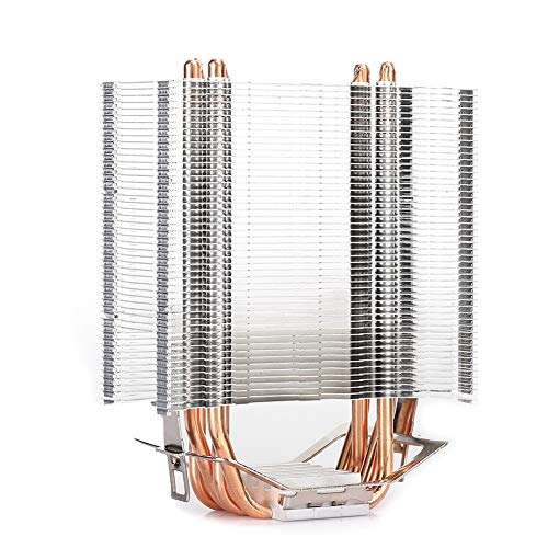 CCYLEZ Silent Computer Cooling Fan, Ultra 4 Brass Heatpipe CPU Heatsink Fan 1366, for 775AMD1155 Desktop Computer (Green) von CCYLEZ