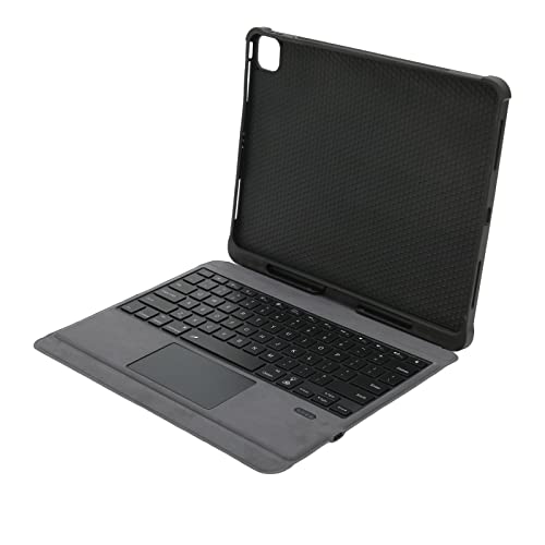 CCYLEZ Tablet-Tastatur mit Touchpad für IOS, Ultraflache Magnetische Tastatur, 7 Farben mit Hintergrundbeleuchtung, mit Integriertem Ständer und Hüllen, Typ-C-Ladung, 12,9 Zoll von CCYLEZ