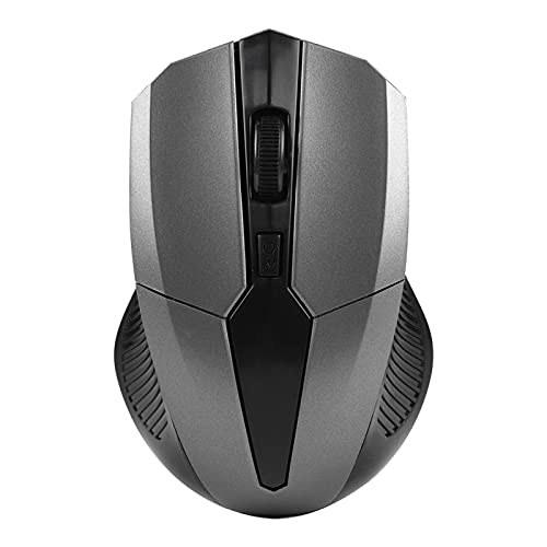 CCYLEZ Tragbare Drahtlose USB Maus, Optische 2,4 GHz Bluetooth Maus mit Intelligentem USB Empfänger, Optische Bluetooth Mäuse für PC Computer Laptop MAC(grau) von CCYLEZ