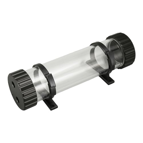 CCYLEZ Zylindrischer Wasserkühltank mit Sieb, Transparentes POM, 240 mm Wassertank für PC Wasserkühlsystem, Luftblasenbeseitigung von CCYLEZ