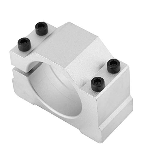 CNC-Fräse Aluminium Spindelhalter, 52/65mm Cast Spindle Motor Spindelaufnahme Clamp Halterung, Spindel Werkzeug für 3D Druck, CNC Graviermaschinen(52MM) von CCYLEZ