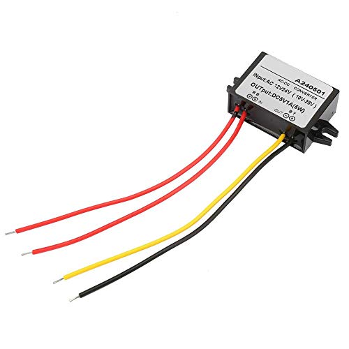 DC Abwärtswandler Buck Spannungsregler Modul, AC 12V 24V zu DC 5V Abwärtswandler AC-DC Stromversorgung Regler für Bildschirm, Überwachungskamera, Lüfter, Wasserpumpe, Motor, Router(1A) von CCYLEZ