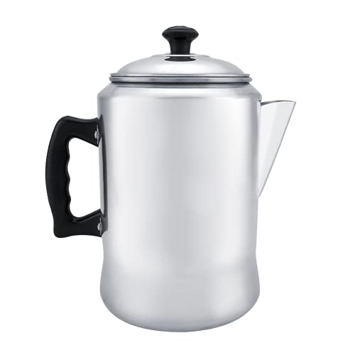 Kaffeemaschine, ergonomisches Griffdesign, Camping Outdoor Kaffeekanne, passend für Heißwasser/Kaffee/Tee, mit Deckel, 3L von CCYLEZ