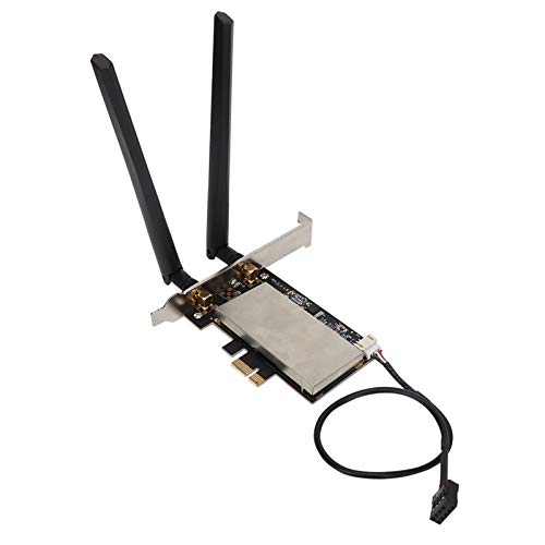 PCI-E zu PCI-E Wireless Network Card, PCI-E Netzwerkkarte mit Dual-Band AC68U Antenne,Bluetooth Netzwerkadapterkarte für 7260HMW / Atheros AR5B225 PCI-E zu PCI-E Wireless Network Card, PCI-E Netzwerkkarte mit Dual-Band AC68U Antenne,Bluetooth Netzwerkadapterkarte für 7260HMW / Atheros AR5B225 von CCYLEZ