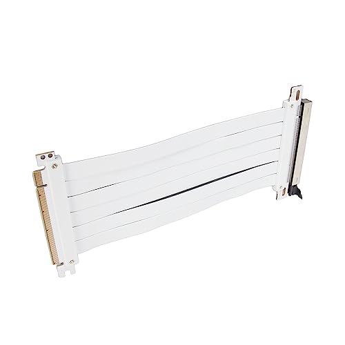 PCIe 3.0 X16 Grafikkarten-Extender-Riser-Kabel, 180 Grad flexibles Grafikkartenkabel, hohe Abschirmung, einfache Installation, stabiles Signal, PCB-Design, weitgehend kompatibel (20 cm) von CCYLEZ
