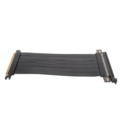 PCIe 3.0 X16 Grafikkarten-Extender-Riser-Kabel, 180 Grad flexibles Grafikkartenkabel, hohe Abschirmung, einfache Installation, stabiles Signal, PCB-Design, weitgehend kompatibel (60 cm) von CCYLEZ