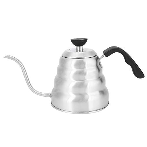 Schwanenhals über Kaffeekessel gießen, 1200 ml / 1000 ml Optional über Kaffeekessel gießen Teekanne für zu Hause, Milchteeladen, Bar, Kaffeehaus für Camping/Heim/Küche(1200ml) von CCYLEZ