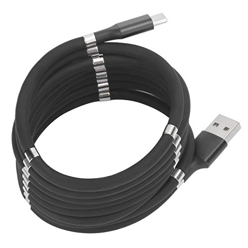 Tragbares Typ C Kabel, 1,8 M Langes Magnetisches Ladekabel für Typ C Telefone, Lange USB Leitung für Hochgeschwindigkeitsdatenübertragung für Mobiltelefone, Tablets und Andere Geräte des Typs C. von CCYLEZ