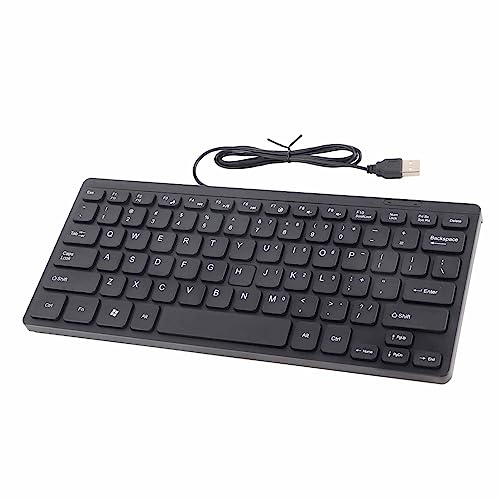 CCYLEZ USB Tastatur mit Kabel, K1000 Ultra Thin Multimedia Numeric Keypad, Kompakte Gaming Tastatur in Voller Größe für Windows, Computer, Desktop, PC, Notebook, Laptop von CCYLEZ