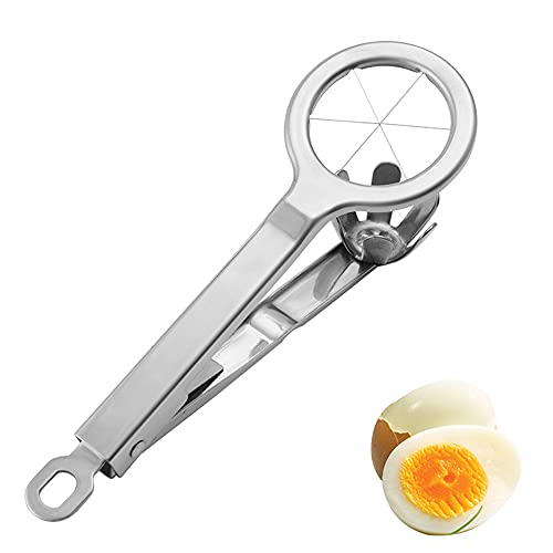 Eierschneider, Eierteiler, Edelstahl Eierschneider, Edelstahl Draht Egg Slicer, Edelstahldrähten zum Schneiden von Gekochtem Ei, für Gekochte Eier, Erdbeeren, Pilze, Salate von Rkllejs