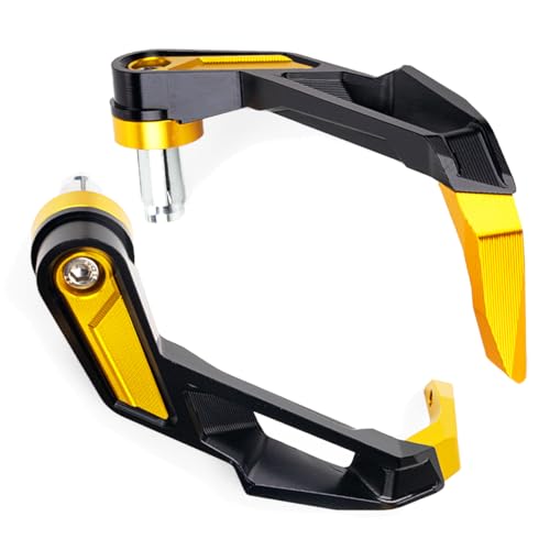 CCYYMOWOK Motorrad Lenkerschützer Bremshebelschutz Für CB Hornet 1000 SP 2025 2026 CB1000 CB750 CB HORNET 750 2024 2023 TRANSALP XL750 Zubehör Aluminium Kupplungshebel Handschutz Protector (Gold) von CCYYMOWOK