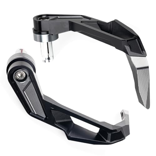CCYYMOWOK Motorrad Lenkerschützer Bremshebelschutz Für CB Hornet 1000 SP 2025 2026 CB1000 CB750 CB HORNET 750 2024 2023 TRANSALP XL750 Zubehör Aluminium Kupplungshebel Handschutz Protector (Grau) von CCYYMOWOK