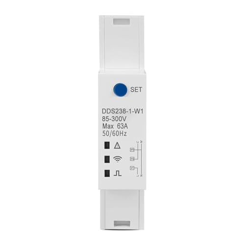 18mm 63A WIFI Smart Bidirektionale Energiezähler Timer Power Monitor KWh Meter Mit Spannung Strom Schutz von CCZRD