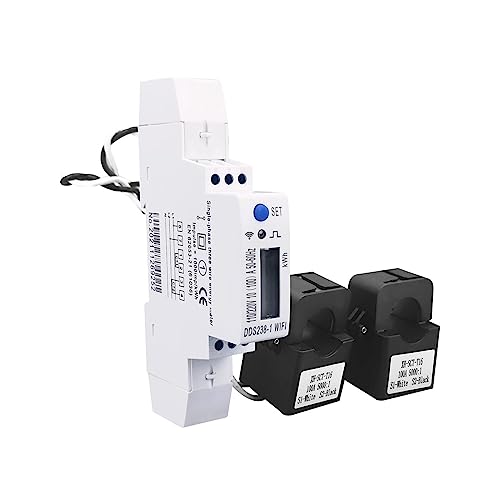 2 Phase 3 Drähte Din-Schiene 18 Mm Tuya WIFI Smart Energy Meter Stromverbrauch Monitor KWh Meter von CCZRD