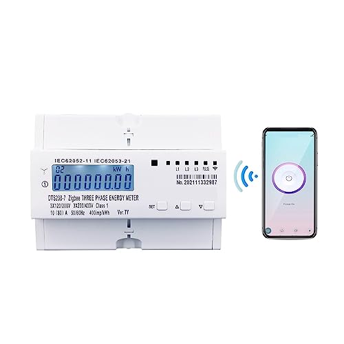 3 Phase Zigbee Gateway Tuya Din Rail WIFI Smart Energy Meter Timer Monitor KWh Meter Wattmeter(Energy meter) von CCZRD