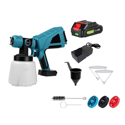 CCZRD 1500W Elektrische Akku-Spritzpistole Farbspritzgerät Auto Möbel Stahlbeschichtung Airbrush For 18V 1,5AH Batterie CCZRD 1500W Elektrische Akku-Spritzpistole Farbspritzgerät Auto Möbel Stahlbeschichtung Airbrush For 18V 1,5AH Batterie von CCZRD