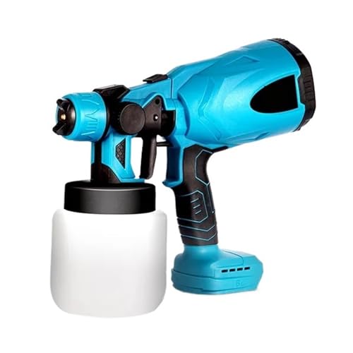 CCZRD 18V Elektrische Spritzpistole 800 ML 42000rpm Handheld Cordless High Power Elektrische Farbspritzgerät For 18V Batterie Werkzeug(No Battery) von CCZRD