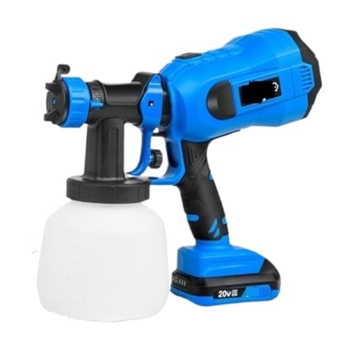 CCZRD 600 W/750 W Elektrische Spritzpistole, 4 Düsengrößen, 1000 Ml/1200 Ml, Haushalts-Farbspritzgerät, Durchflusskontrolle, Einfaches Sprühen(Brushless Spray Gun) von CCZRD