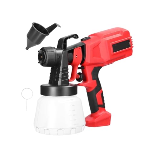 CCZRD Elektrische Farbspritzmaschine, 800 Ml Große Farbflasche, Abnehmbares Multifunktionales Hochdruck-Farbspritzgerät CCZRD Elektrische Farbspritzmaschine, 800 Ml Große Farbflasche, Abnehmbares Multifunktionales Hochdruck-Farbspritzgerät von CCZRD