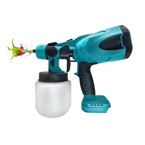 CCZRD Elektrische Kabellose Farbspritzpistole For Holzzäune, Möbel, Schränke, Wände, Passend For 18-V-Batterien Ohne Batterie von CCZRD
