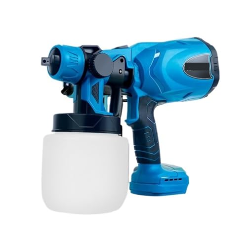 CCZRD Elektrische Spritzpistole, Kabelloses Hand-Farbspritzgerät, 800 Ml, For Automöbel, Stahlbeschichtung, Airbrush, Passend For 18–21 V-Batterie(No Battery) von CCZRD