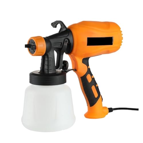 CCZRD Leistungsstarke Elektrische Spritzpistole, 550 W, 900 Ml, Haushalts-Farbspritzgerät, Durchflusskontrolle, Einfaches Sprühwerkzeug von CCZRD